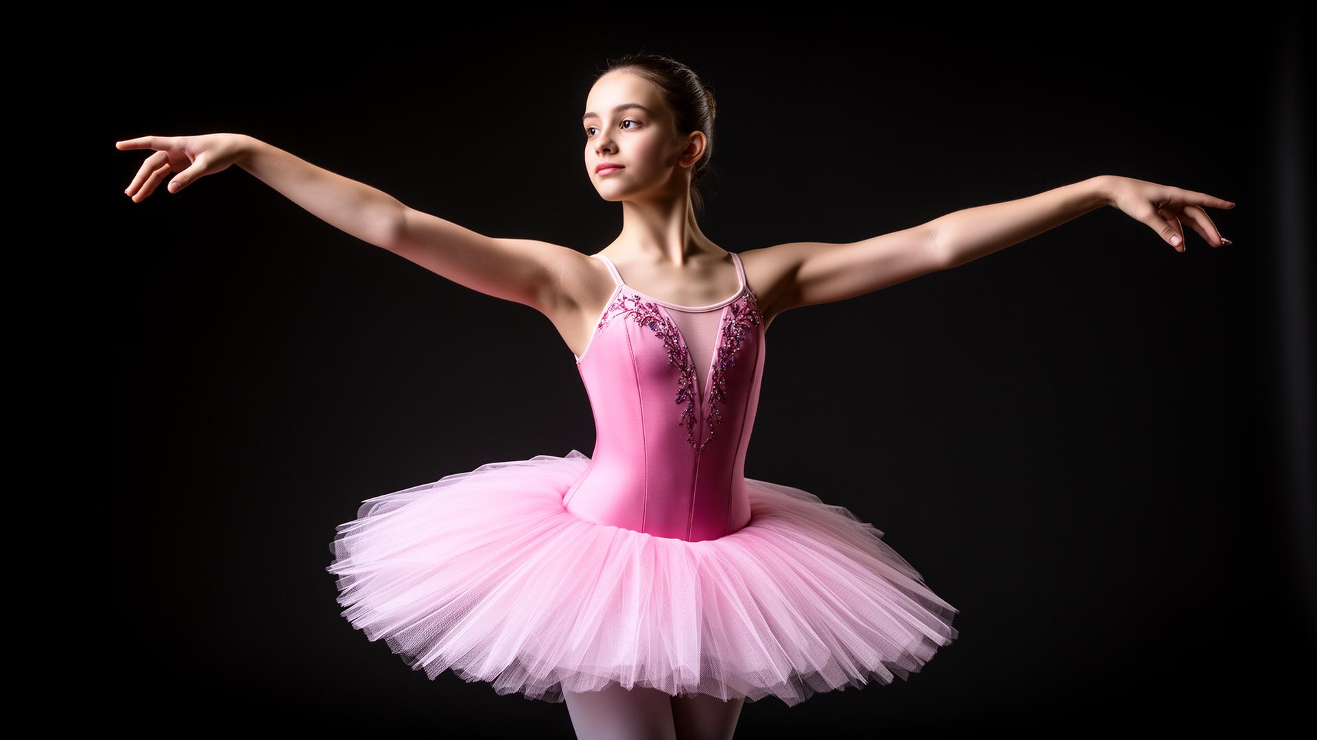 Dancer during performance